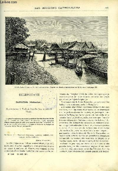 Les missions catholiques n 1308 - Rajpoutana, un sanctuaire a N.D. de Lourdes dans le nord de l'Inde, Madagascar, la lproserie d'Ambihavoraka, Les gni, tribu lolotte du Yun-nan par Paul Vial, Ba'Albek par le R.P. Michel Jullien, Les missionnaires