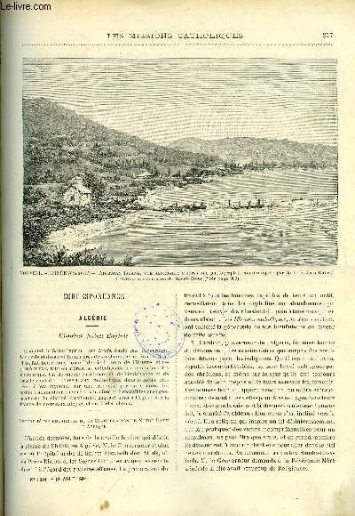 Les missions catholiques n 1314 - Algrie, l'hopital Sainte Eugnie, En Nouvelle Guine, lettre du R.P. Jean Gabriel Colte, La rvolution du cap estrias par Mgr Le Roy, Les missionnaires franais a Siam par Adrien Launay