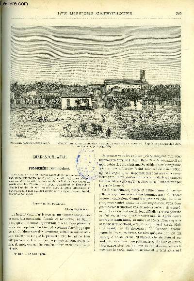 Les missions catholiques n 1315 - Pondichry, En Nouvelle-Guine, lettre du R.P. Jean Gabriel Colte, Les missionnaires franais a Siam par Adrien Launay