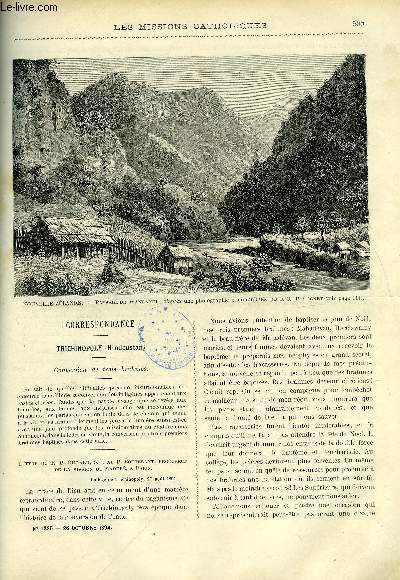 Les missions catholiques n 1325 - Trichinopoly, conversion de trois brahmes, Rcits maoris par le R.P. Cognet, A travers le Sikkim, Tourne apostolique chez les Basumbwa par le R.P. Capus