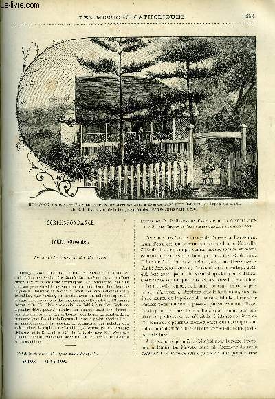 Les missions catholiques n 1356 - Tahiti, la nouvelle mission des iles Cook, Dans la fort par le R.P.L. Lejeune, Mandchourie et Sibrie orientale par Adrien Launay