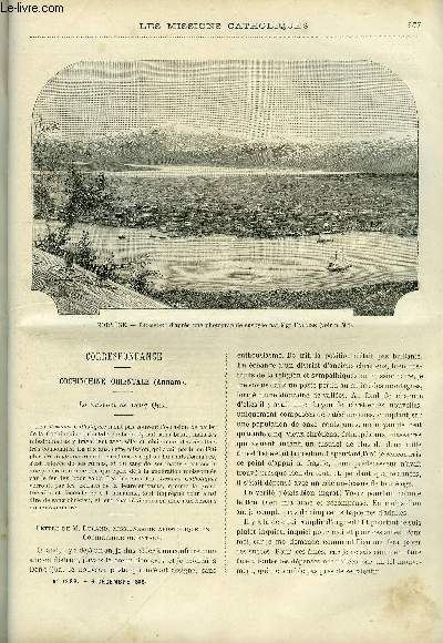 Les missions catholiques n 1383 - Cochinchine orientale, la mission de Dong-Qua, Excursion apostolique dans l'Urua par le R.P. Guillem, Une tourne pastorale en Norvge par Mgr Fallize, Un terrible hiver par M. Letort