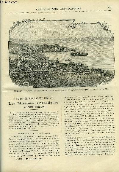 Les missions catholiques n 1386 - A propos de notre grand ouvrage, les misisons catholiques au XIXe sicle, Les massacres d'Armnie, Une tourne pastorale en Norvge par Mgr Fallize