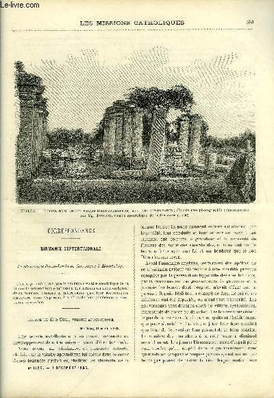 Les missions catholiques n 1436 - Birmanie septentrionale, le sminaire Saint Louis de Gonzague a Mandalay, Hier et aujourd'hui ou le nouveau diocse de Jaffna par Mgr Joulain, A travers le Dahomey par le R.P. Martin, Les catchistes de l'Ogow