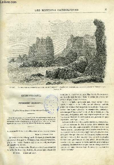 Les missions catholiques n 1440 - Pondichry, l'glise Notre Dame de Lourdes de Chetput, Nouvelle Zlande, lettre du R.P. Cognet, Les pygmes par Mgr Le Roy, Un t au Japon boral par Michel Ribaud