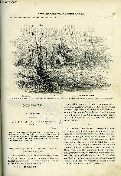 Les missions catholiques n 1442 - Haute Egypte, retour des coptes schismatiques a la communion romaine, Les pygmes par Mgr Le Roy, Un t au Japon boral, japonais et ainos dans le Yso par Michel Ribaud, Souvenirs du Tonkin catholique par Adrien Launay