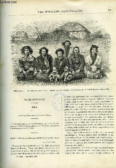 Les missions catholiques n 4555 - Syrie, chez les maronites du diocse d'Alep, Dahomey, l'hopital d'Agou, Un t au japon boral par Michel Ribaud, Les pygmes par Mgr Le Roy, Souvenirs du tonkin catholique par M. Adrien Launay