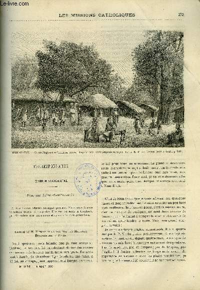 Les missions catholiques n 1470 - Tonkin occidental, pour une glise abandonne, Tch-kiang, les vieillards de Soeur Gilbert, Les pygmes par Mgr Le Roy, Les premiers habitants du Bengale par le R.P. de Gryse, Un t au Japon boral par Michel Ribaud