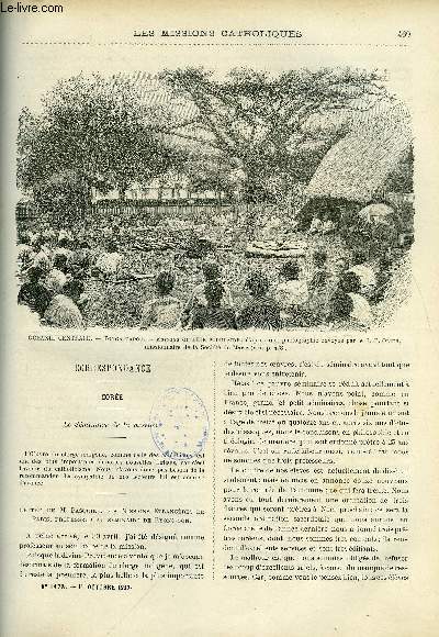 Les missions catholiques n 1478 - Core, le sminaire de la mission, Syrie, la congrgation des ouvriers de Beyrouth, Le royaume de Tonga par le R.P. Armand Olier, La journe d'un missionnaire par le P. Abonnel