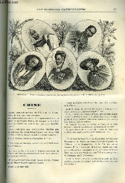 Les missions catholiques n 1627 - Chine, Tch-ly septentrional, Yun-nan, Mandchourie mridionale, Excursion en Bolivie et au Prou, Un coin du Sngal par le R.P. Dchaud, Le progrs au Japon