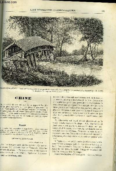 Les missions catholiques n 1637 - Chine, Pkin, Kiang-si, Mandchourie mridionale, Chan-si, Hou-nan et Hou-pe, Promenades en Norvge par Mgr Fallize, Souvenirs franco-tonkinois