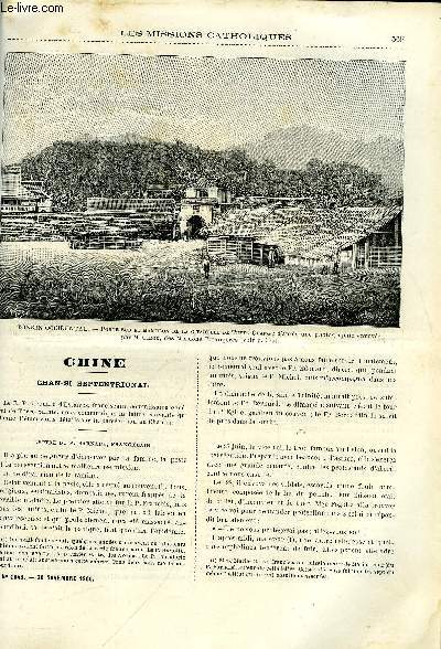 Les missions catholiques n 1643 - Chine, chan-si septentrional, Tch-ly oriental, Promenades en Norvge par Mgr Fallize, Deux mois chez les miaotse par Paul Vial, Souvenirs franco-tonkinois