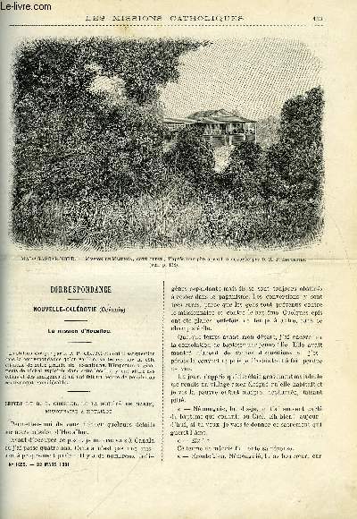 Les missions catholiques n 1659 - Nouvelle Caldonie, la mission d'Houalou, Croquis annamites par Aug. Sajot, Promenade au Mossi par Mgr Hacquard