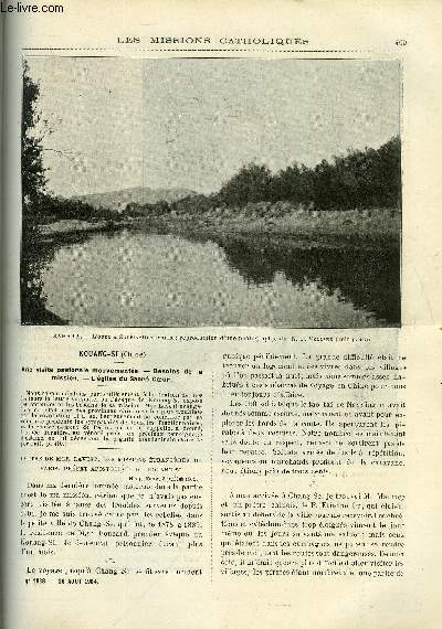 Les missions catholiques n 1838 - Kouang-si, une visite pastorale mouvemente, besoins de la mission, La Zousfana, Violation de frontire, Lauriers-rose, Taghit, On serre les rangs, Ksar-el-Azoudj, Funrailles paiennes en Chine