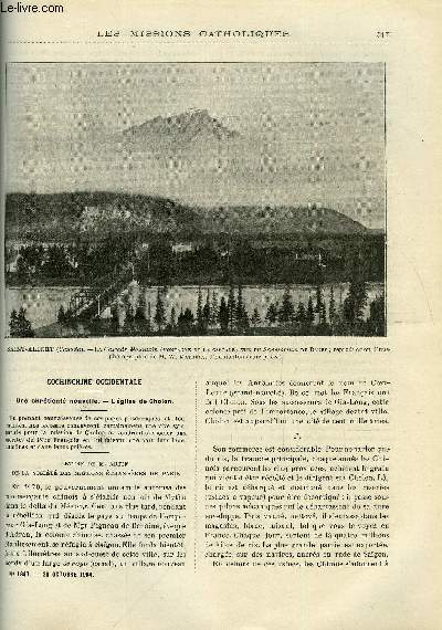 Les missions catholiques n 1847 - Une chrtient nouvelle - l'glise de Cholon, Le diocse de Saint Albert autrefois et aujourd'hui, Chez les coptes de la Haute Egypte par le R.P. Rolland