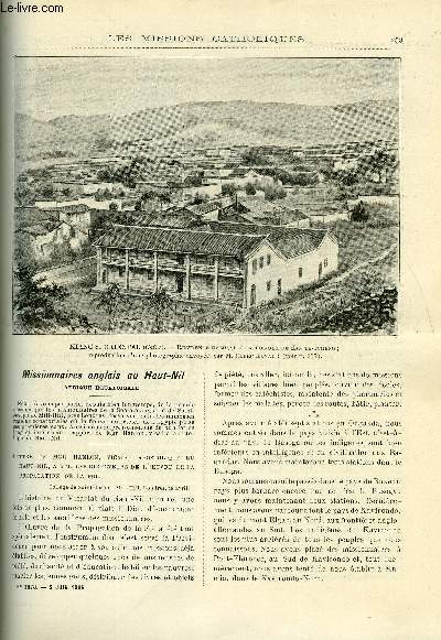 Les missions catholiques n 1878 - Missionnaires anglais au Haut Nil, Guine franaise, pres du saint esprit et du saint coeur de Marie, Fte de la lune