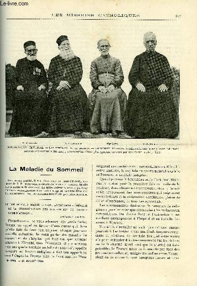 Les missions catholiques n 1885 - La maladie du sommeil, Congo franais, Gabon, Mgr Adam, Origine de la nation par le R.P. Rousset