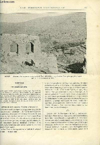 Les missions catholiques n 1890 - Norvge, un peuple qui prie, Au Mont Liban, tournesdes retraites, Le patrotisme des missionnaires