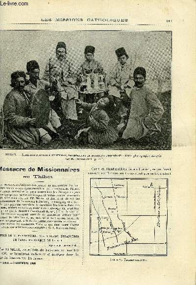 Les missions catholiques n 1900 - Massacre de Missionnaires au Thibet, En Perse, preuves et besoins de la mission, Indochine, cochinchine