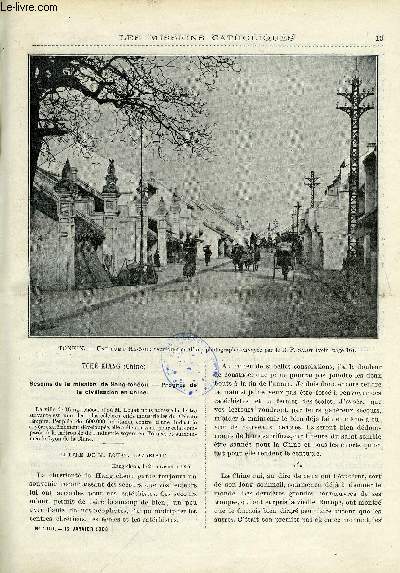 Les missions catholiques n 1910 - Tch kiang, besoins de la mission de Hang tchou, Choses et autres de la Norvge, nos tribulations, Une prise d'habit au Carmel de Saigon par M. Artif