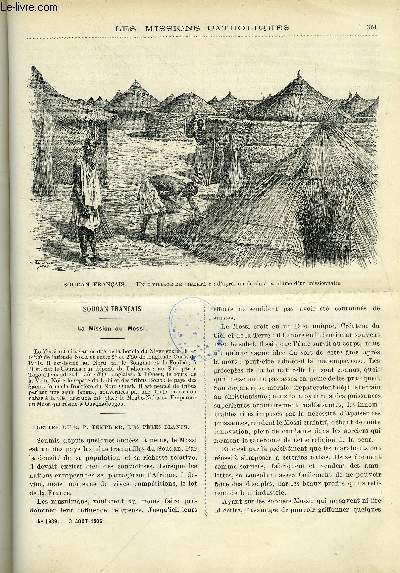 Les missions catholiques n 1939 - Soudan franais, la mission du Mossi, A la recherche des ruines chames, la tour de Tra-Bat, Le plerinage de Madu par le R.P. Deslandes