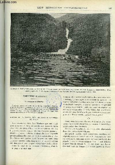 Les missions catholiques n 1942 - Pondichery, la mission d'Alladhy, En Asie Mineure par le R.P. Poidebard, Dix huit mois au Mulra par le R.P. Classe
