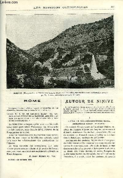 Les missions catholiques n 2108 - Autour de Ninive, Ouverture d'une nouvelle Mission aux Iles Manihiki, Les Andes, Etude sur le Hokkaido ou Yeso