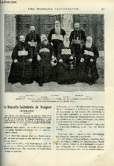 Les missions catholiques n 2139 - La Nouvelle Cathdrale de Rangoon, A Carthage, quelques notes d'archologie chrtienne, Tablettes d'un congolais, l'homme tigre, En Laponie par Mgr Fallize