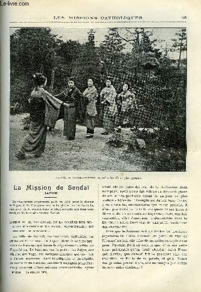 Les missions catholiques n 2145 - La mission de Senda, Conversions sensationnelles au Tanganika, Parmi les pics, retour a Shiou-Kouan, Une mission aux Iles gilbert
