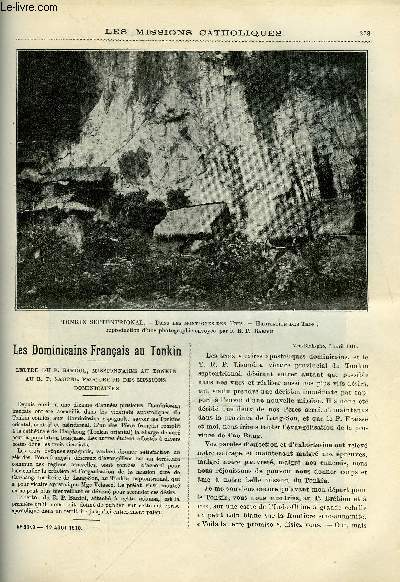 Les missions catholiques n 2149 - Les dominicains franais au Tonkin, Echos d'Abyssinie, lettre touchante d'un prtre abyssin a nos lecteurs, Le clerg indigne par M. Guinand, En Guyane franaise, une journe en pirogue sur l'Ocan