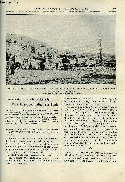 Les missions catholiques n 2157 - Emouvants et consolants dtails d'une excution militaire a Tunis, Croquis noirs, les langues et la littrature, En pays Tlougou