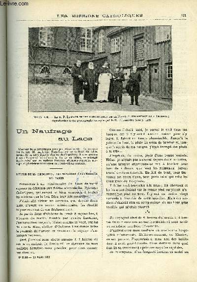 Les missions catholiques n 2180 - Un naufrage au Laos, Saint Olaf et ses missionnaires au XXe sicle, Curieuse et difiante histoire d'une mission singalaise, la chrtient de Midellawita