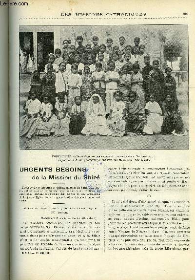 Les missions catholiques n 2189 - Urgents besoins de la mission du Shir, Chez les musulmans du Moria, Au paradis de l'Inde, la mission de Chilaw