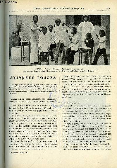 Les missions catholiques n 2193 - Journes rouges, La dvotion au sacr coeur en Basutoland, La lproserie d'Harar, Chez les musulmans du Moria