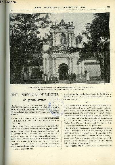 Les missions catholiques n 2199 - Une mission hindoue de grand avenir, Les koorchers du Wynaad, Au Fouladougou, Aperu sur les iles kouriles