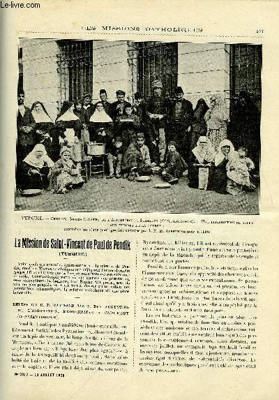 Les missions catholiques n 2302 - La mission de Saint Vincent de Paul de Pendik, A la lorgnette, Mes prisons chez les turcs, Au nord de la Rhodsia