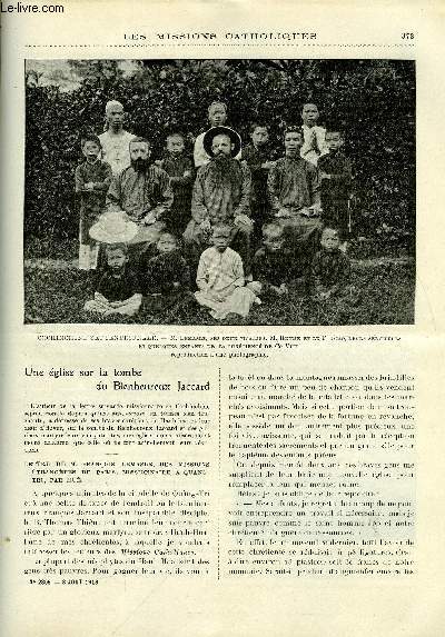 Les missions catholiques n 2305 - Une glise sur la tombe du Bienheureux Jaccard, Reprsailles turques, A la lorgnette, Le peuple Banda par le R.P.J. Daigre, Mes prisons chez les Turcs