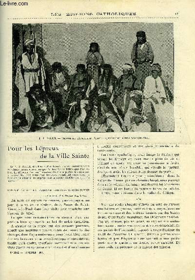 Les missions catholiques n 2332 - Pour les lpreux de la ville sainte, La famine au Japon, Premires impressions d'un missionnaire nouveau venu en Chine, Chez les esquimaux de Chesterfield Inlet