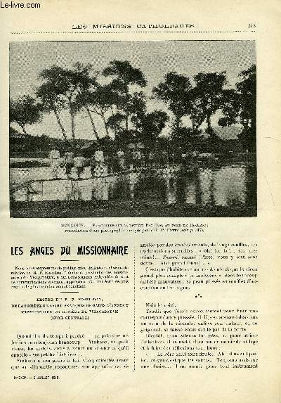 Les missions catholiques n 2404 - Les anges du missionnaire, Le catholicisme au pays de Gengis Khan, Tourne piscopale a travers les forts montagneuses du Laos tonkinois