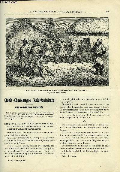 Les missions catholiques n 2410 - Clovis Charlemagne Rainivonindrato, une conversion inespre, Les soeurs blanches au Haut Congo, Chronique de l'oeuvre, Mes deux introducteurs, Le th, sa culture, sa rcolte, sa prparation