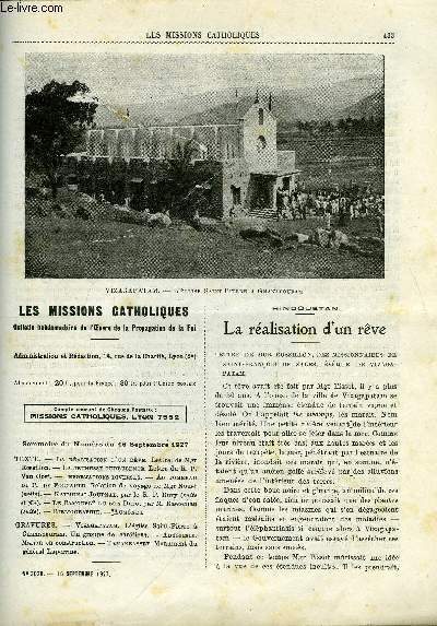 Les missions catholiques n 3038 - Hindoustan, la ralisation d'un rve, La jeunesse turbulente, Au tombeau du Pre de Foucauld, Kalmunai-journal, Le camoufl du Bon Dieu