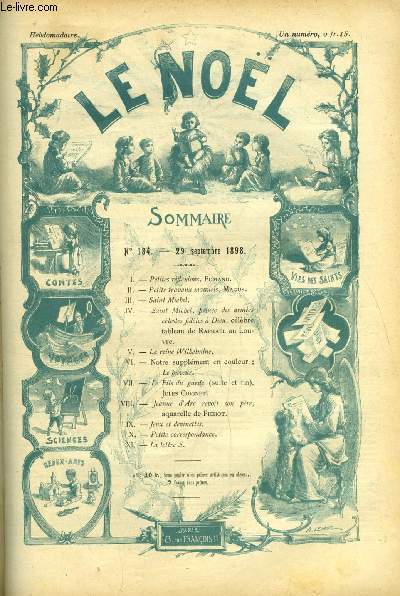 Le Nol n 184 - Petites rflexions par Edmand, Petits travaux manuels par Magus, Saint Michel, Saint Michel, prince des armes cleste fidles a Dieu par Raphal, La reine Wilhelmine, Le buveur