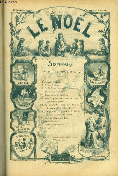 Le Nol n 189 - Le merle par Edmand, L'urne des morts, Le bucheron par E. Damblans, Joujou remde par Magus, La Fiammetta (fin) par Olivier Lefranc, Jeanne d'Arc au cimetire de Saint Oiten par Pichot