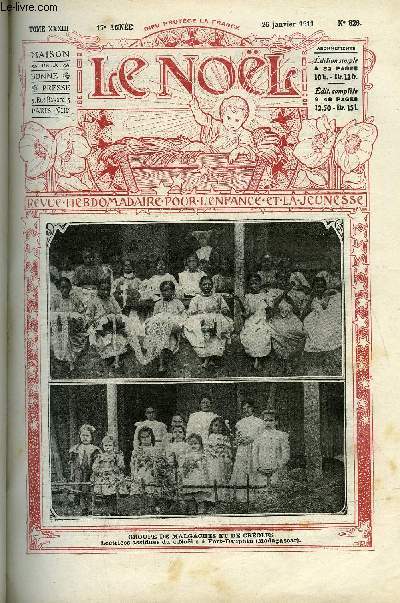 Le Nol n 826 - Un brave petit Montagnard, Louis XVIII, Secret de prince par Max Colomban, L'imagier du duc Jean II par Nalim, Mam'zelle trinquette par Ch. Le Roy Villars