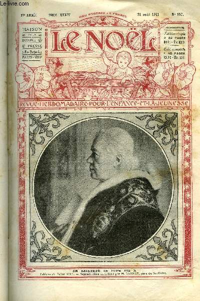 Le Nol n 857 - La Vierge a l'meraude, Le cardinal Desprez, Combat de coqs par C. de Labonnefon, Vers la victoire V par Violette des Pyrnes, Sainte Nitouche par M. Delly, Au temps de la gavotte par Ch. Le Roy Villars