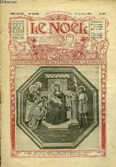 Le Nol n 978 - Le nom de Notre Seigneur Jsus Christ sous la coupole de l'Acadmie, La veille de Nol, Simplette par Arthur Dourliac, Le cirque Speder