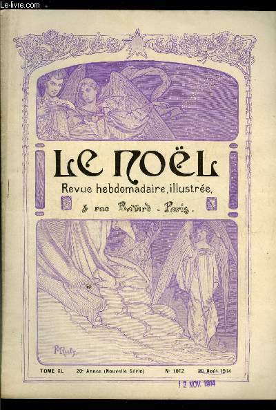 Le Nol n 1012 - Le salut aux victimes - Chasseurs alpins, La guerre, A la bataille de Mangiennes le 10 aout 1914, Lettre du Maroc, Au champ d'honneur