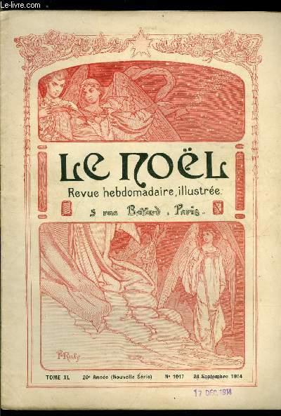 Le Nol n 1017 - Le noel du soldat par Nouvelet, Pour les orphelins de la guerre, La guerre, Travaux de guerre