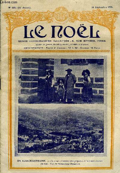 Le Nol n 1056 - Le Pape et la guerre, Les reprsailles a l'gard des prisonniers militaires, Voeu de guerre, Histoire d'un petit duc de Brabant, A chaque peuple son langage