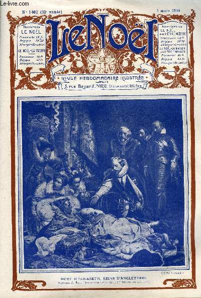 Le Nol n 1602 - La rdemption par E. Duplessy, L'apostolat missionnaire de la France, Les confrences de Notre Dame de Paris par M.J.R. Muffat, Delaroche, Decamps par Jos Vincent, Moi, reine par M. Barrre Affre